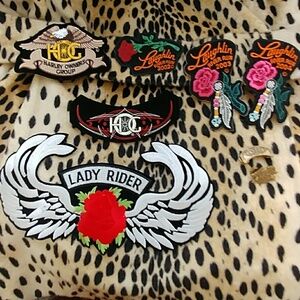 6 Harley patches n 2 pins